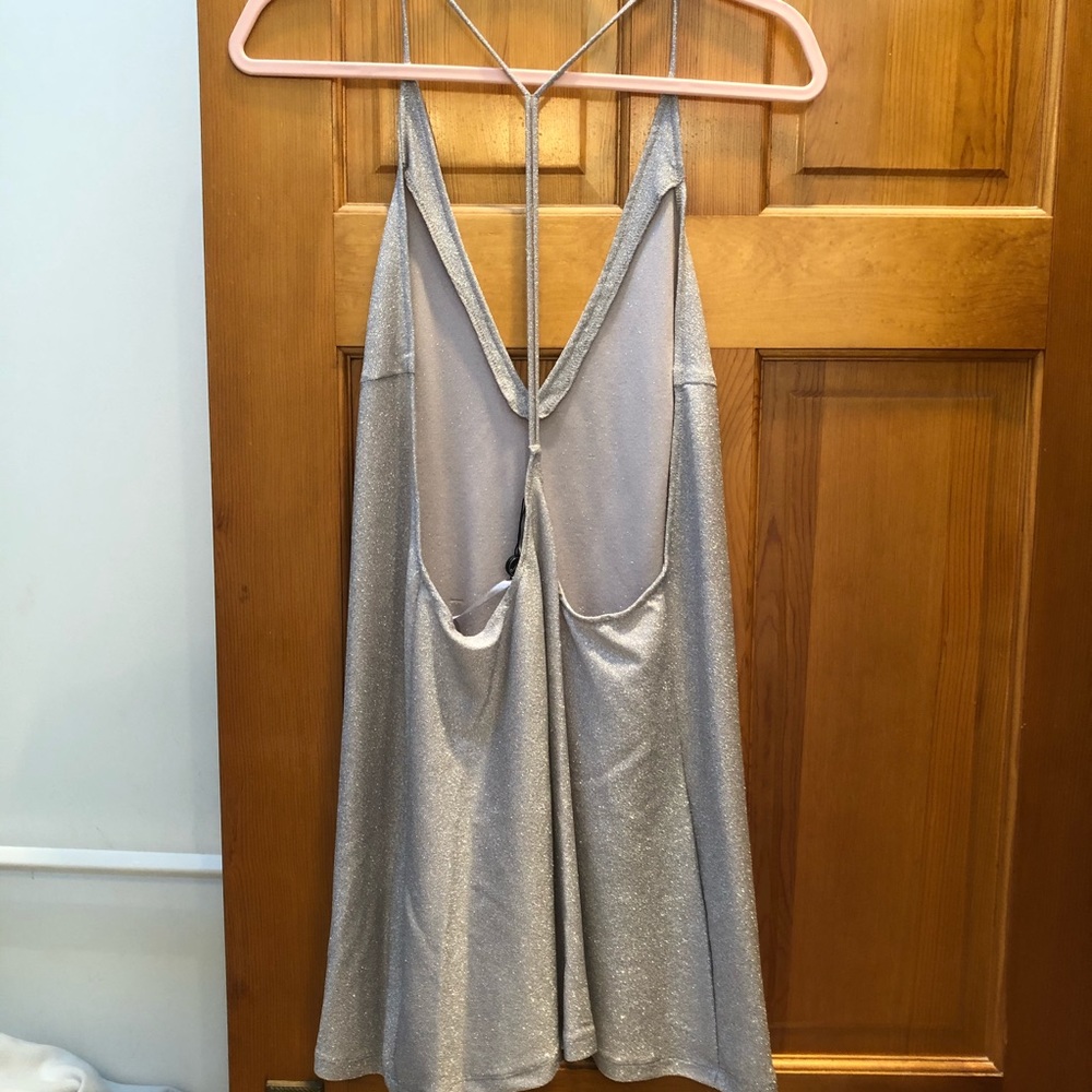 Motel Rocks Silver Mini Dress - Picture 3 of 5